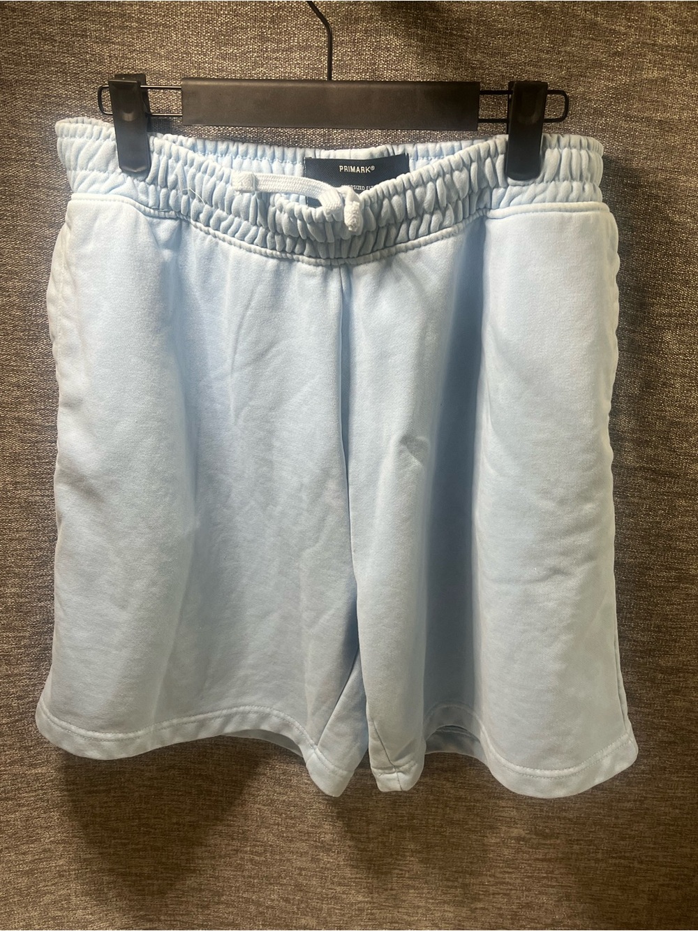 Primark Pale Blue Men's Elastic Waist Athletic Shorts
